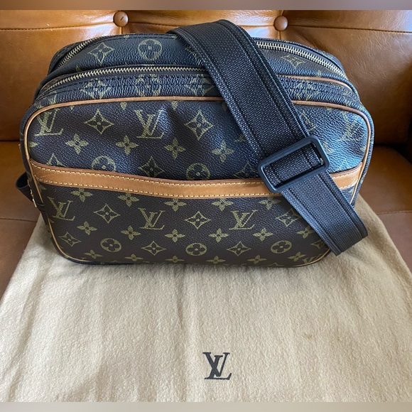 Louis Vuitton Monogram Canvas Reporter Messenger Bag Crossbody Or Shoulder Carry - Picture 2 of 16